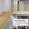 Hamankim U-Shaped Handrail for Outdoor Use, Gold Stair Handrail Support Set, Industrial Safety Post for Indoor Use (65 cm/2.1 ft) view 4