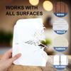 MAYJOYDIY 6-Piece Geometric Optical Illusion Stencil Set, 20 x 20 cm, with Brush view 3