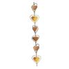 Copper-Finish Rain Chain for Outdoor Areas view 1