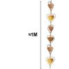 Copper-Finish Rain Chain for Outdoor Areas view 2