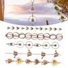 Copper-Finish Rain Chain for Outdoor Areas view 3