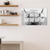 DEQORI Glass Magnetic Board | 90 x 60 cm | NP Cattle (DE) Design | Glass Memo Board with Magnets, Marker & Cloth | Magnetic & Writable view 3