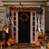Halloween Wind Sock Flag, 40-Inch Outdoor Hanging Decoration, Flying Witch and Cartoon Lion view 4