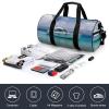 Sport Duffel Bag for Women and Men, White Boat on Blue Sea, 45 cm/22.9 view 4