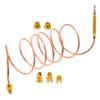 Copper Thermocouple Sensor Set with Gold-Colored Fittings view 1