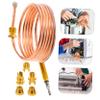 Copper Thermocouple Sensor Set with Gold-Colored Fittings view 2