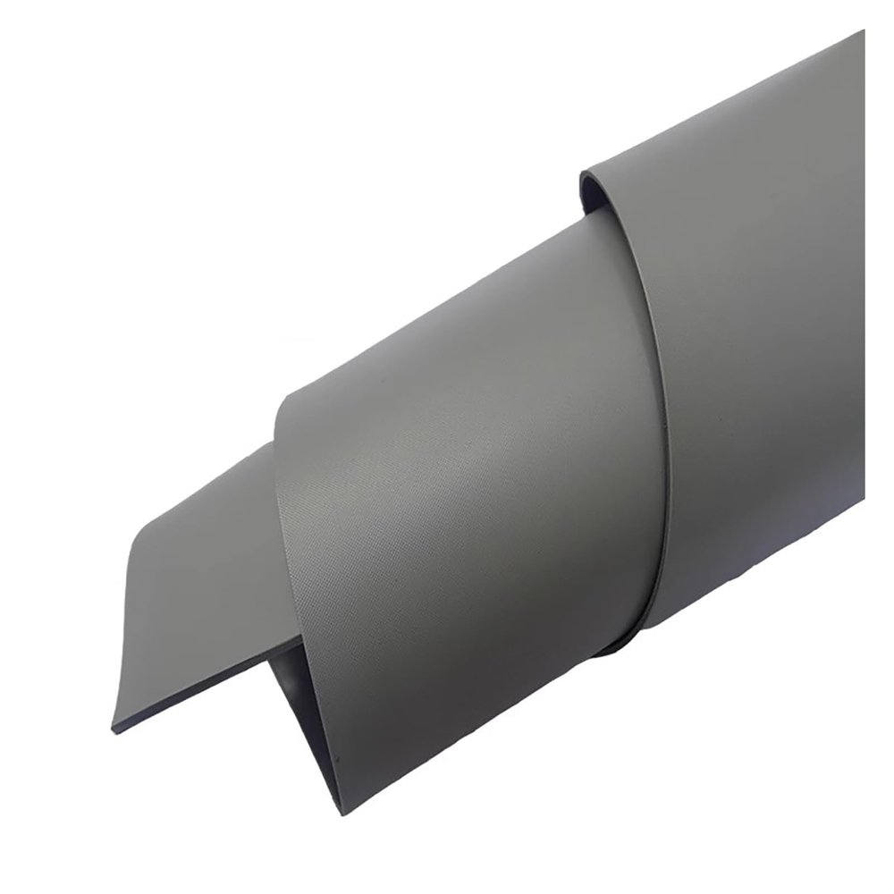Gray PVC Rubber Table Mat for Labs, Electronics, Factories, Maintenance and Workbenches, 60 x 1000 cm