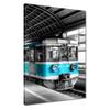 Painting Printed on Canvas, Wall Decoration, 50 x 70 cm, Turquoise Train, No. H1920Z_PC1H view 1