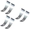 TOPBATHY 6-Piece Stainless Steel Fruit & Vegetable Peeler Set view 1