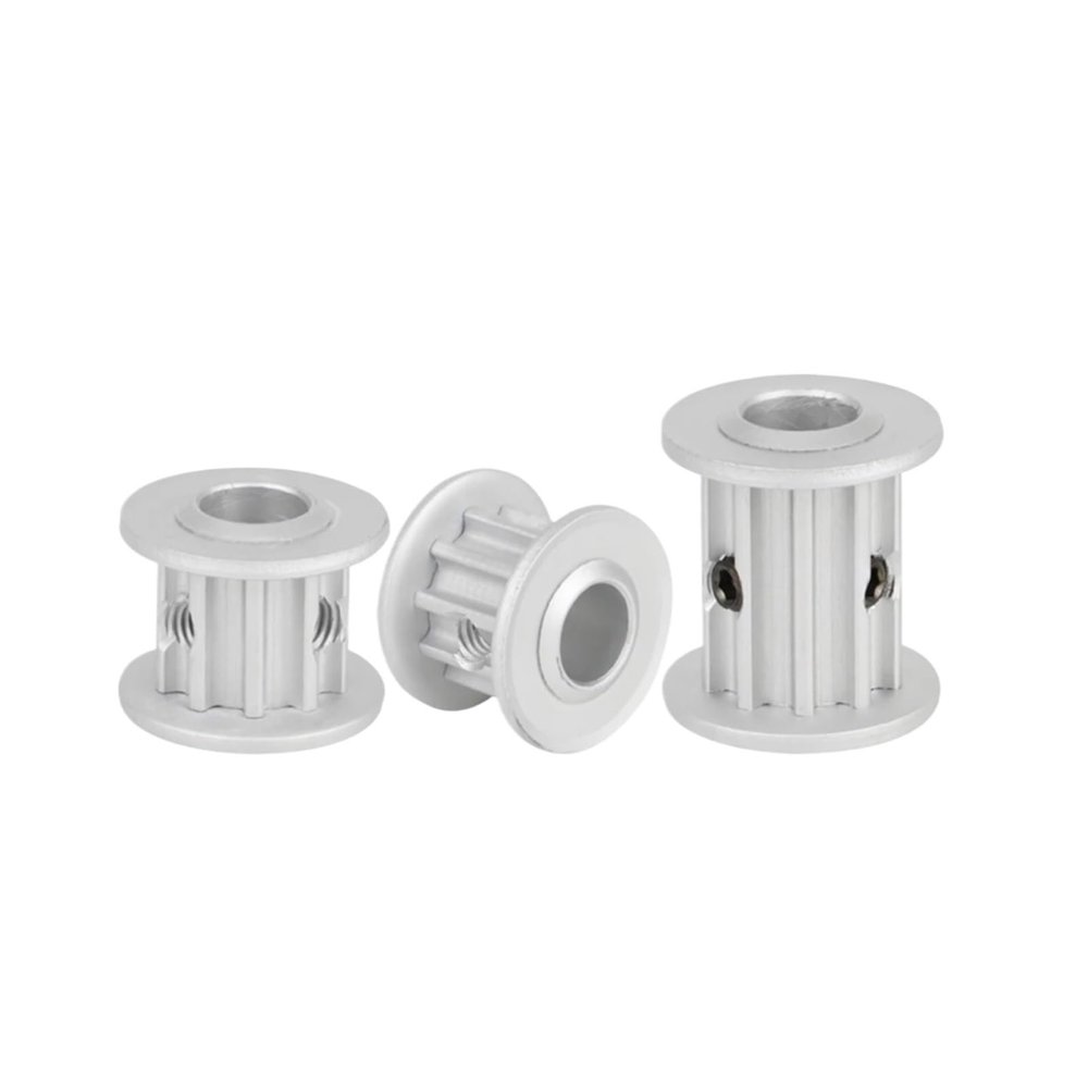 FULIMEI 1-Piece Aluminum Alloy Timing Pulley, S5M-14T, 5 mm Pitch, AF Shape, 6.35 mm Bore, 22 mm Width