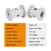 FULIMEI 1-Piece Aluminum Alloy Timing Pulley, S5M-14T, 5 mm Pitch, AF Shape, 6.35 mm Bore, 22 mm Width view 4