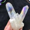 AtkitS Natural Angel Halo Cluster Quartz Crystal Specimen, Home Decor, 80–100 g view 2