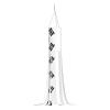 TTYDOKLA Autumn Windsock with Republic of Korea Flag for Outdoor Decoration view 2
