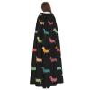 Yiyilong Unisex Hooded Cape with Dachshund Motif view 4