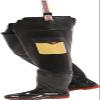 ZGYOZMNG Lightweight PVC Hip Waders with Pocket, Black, Size 9 view 1
