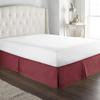 VONCYKI Soft Pleated Bed Skirt, Wrinkle- and Fade-Resistant, Cream, 150 x 190 x 35 cm view 4
