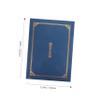 VILLCASE 4-Pack Paper Certificate Holders, A4 Document Covers, Black and Blue view 2