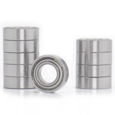 R166ZZ Bearings ABEC-1 (10 pcs), 3/16 x 3/8 x 1/8 in Miniature R166 ZZ Ball Bearings