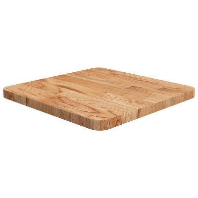 Buzaza Square Light Brown Oak Tabletop 40 x 40 x 2.5 cm