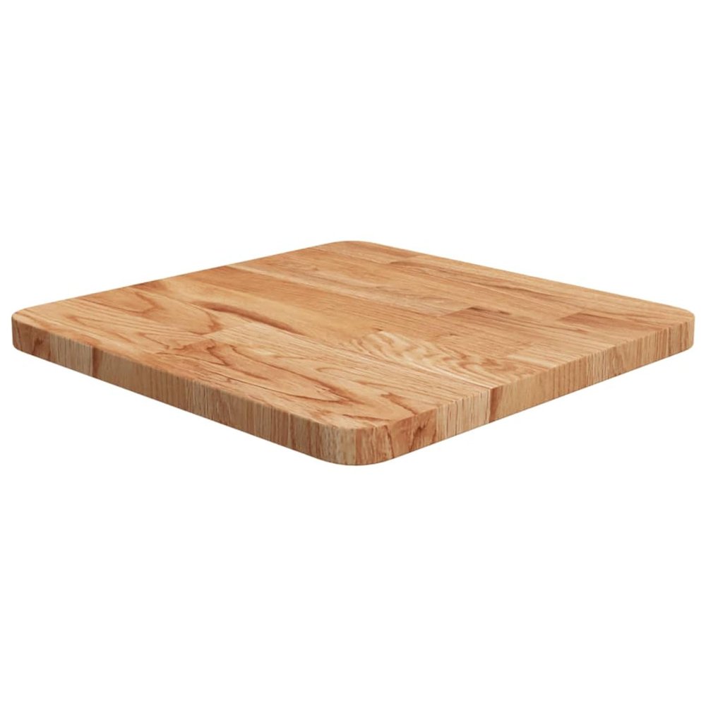 Buzaza Square Light Brown Oak Tabletop 40 x 40 x 2.5 cm