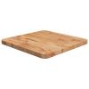 Buzaza Square Light Brown Oak Tabletop 40 x 40 x 2.5 cm view 1
