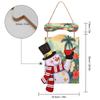Snowman Wooden Sign with Summer Hawaii Print view 2
