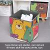 NQLYUT Colorful Bear Storage Boxes, Folding Cube Bins for Shelves and Closets view 3