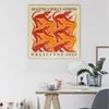 XZSFD NBGEA M.C. Escher The Four Elements: Fire Poster, Abstract Monkey Wall Art, 50 x 50 cm, Unframed view 2