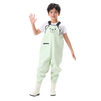 Kids' Waterproof Waders with Boots