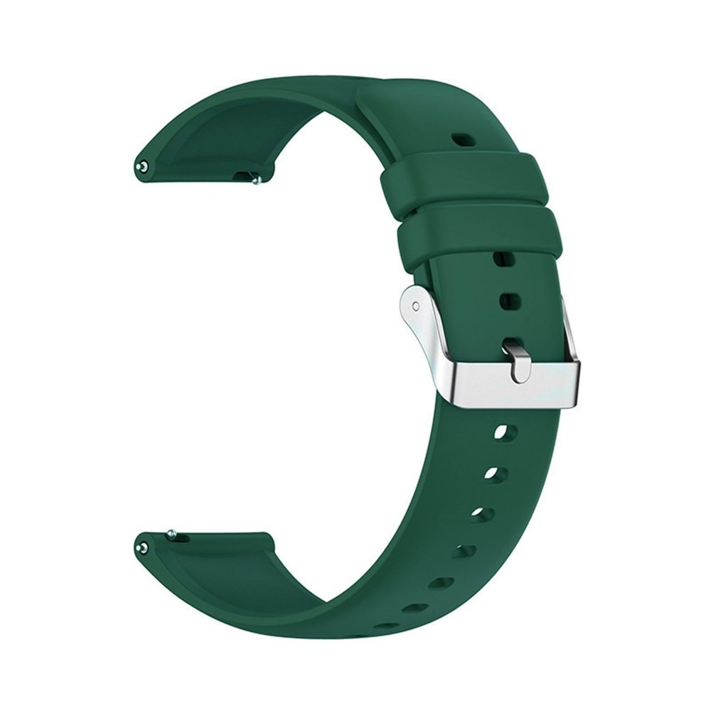VRKRTVBLB Silicone Watch Band, 22 mm, Green