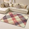 Mexpekil Buffalo Plaid Rug, 120 x 160 cm, Non-Slip Washable Rug for Living Room and Bedroom view 1