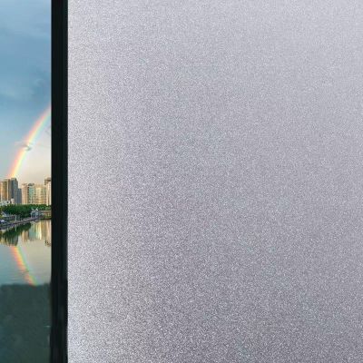 Self-Adhesive Privacy Window Film 50 x 400 cm, Sun, Heat and UV Protection, Darkening Film for Home and Office, Pure Matte