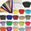 10-Piece 3–24 in (7.5–60 cm) Nylon Coil Zipper Set, Burgundy, 55 cm view 2