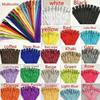 10-Piece 3–24 in (7.5–60 cm) Nylon Coil Zipper Set, Burgundy, 55 cm view 3