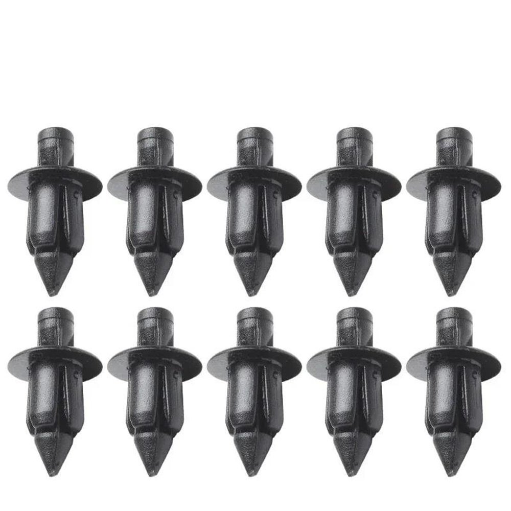 6 mm Motorcycle Fairing Bolt and Fastener Kit for Honda, Black