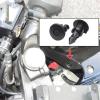6 mm Motorcycle Fairing Bolt and Fastener Kit for Honda, Black view 4