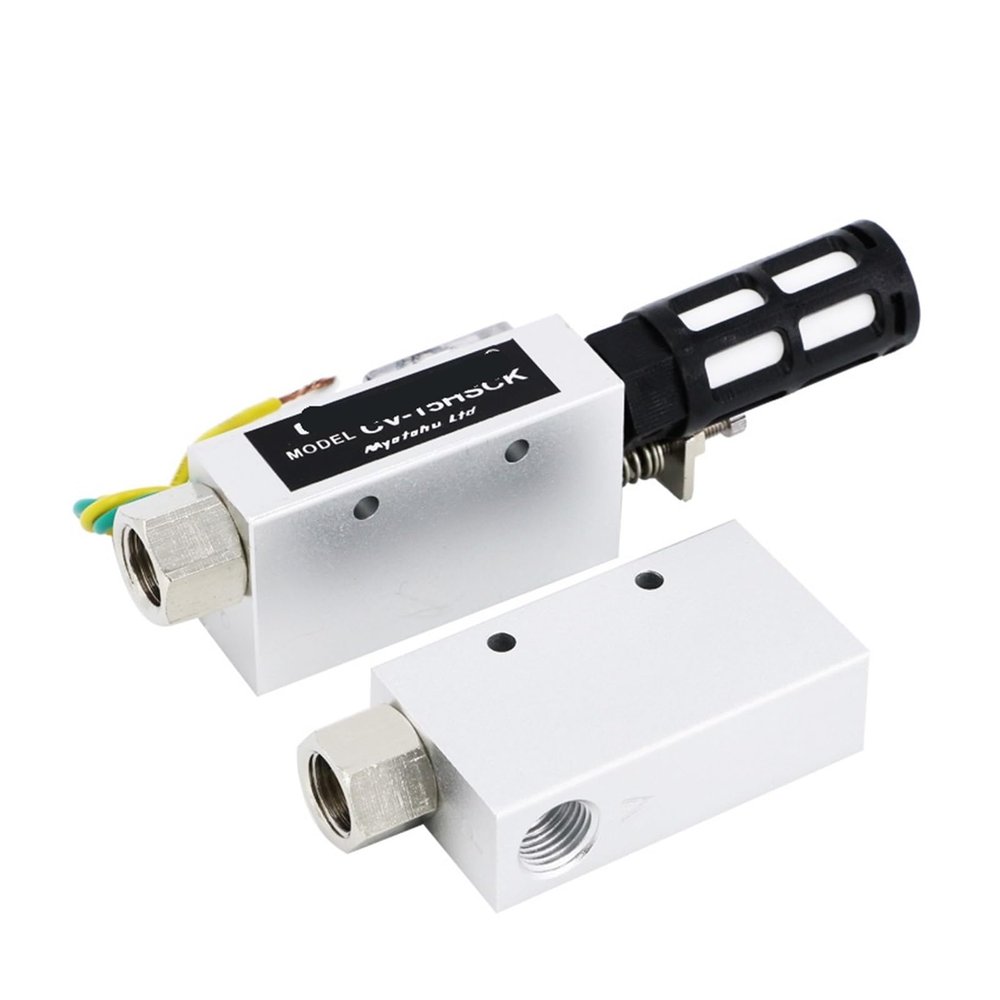 CHULKJFX 1 Pc Vacuum Generator CV10HS, Pneumatic Large Suction 15 Suction Cup Switch 20 Robot Control Valve (CV-15HS No Joint)