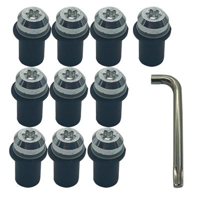 SNWDBH Motorcycle Windshield Fairing Bolt and Screw Set for Suzuki GSXR 600/750/1000 K1-K9, Silver