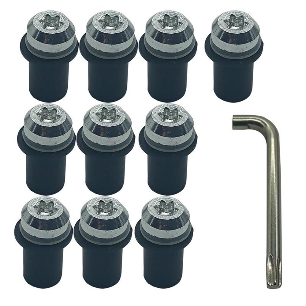 SNWDBH Motorcycle Windshield Fairing Bolt and Screw Set for Suzuki GSXR 600/750/1000 K1-K9, Silver
