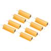 PATIKIL 100W 8 Ohm Aluminum Wirewound Resistor Kit, 8-Piece, 5% Tolerance, Gold view 1