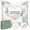Modern Boho Wedding Heart Cutout Sheet, 200 x 180 cm view 1