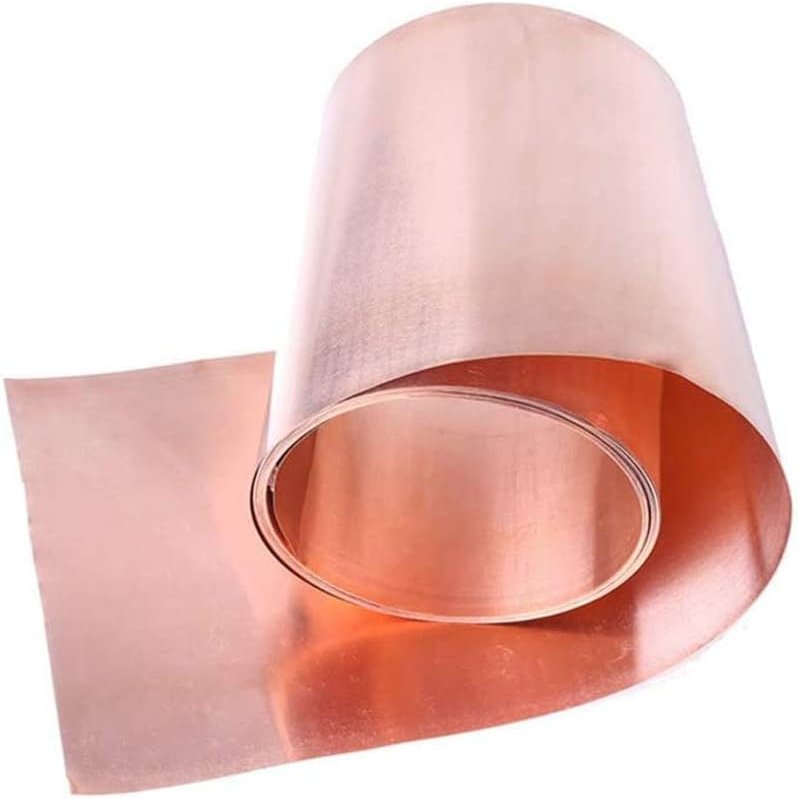 T2 Pure Copper Foil Strip, 0.3 mm × 30 mm × 1 m