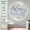 Static-Cling Privacy Window Film 120 x 840 cm, Half-Moon view 3