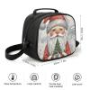 Reusable Insulated Lunch Bag, White Beard Christmas Design view 2