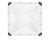 Ayztantine Transparent Pergola Curtain, 0.35 mm, Clear Vinyl, White Edge, 0.5 × 1.5 m view 1