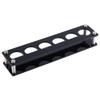 UNICRAFTALE 6-Glass Shot Glass Holder Tray, Black Acrylic view 1
