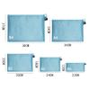 5-Pack Waterproof Zipper Document Pouches, Yellow, B5 28 x 20 cm view 2