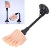 1 Pair Silicone Nail Art Practice Foot Models with Stands view 3