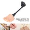 1 Pair Silicone Nail Art Practice Foot Models with Stands view 4