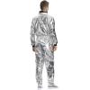 LOSSLO Men's Astronaut Costume Jumpsuit for Halloween and Carnival view 3